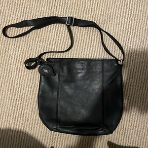 leather bucket bag